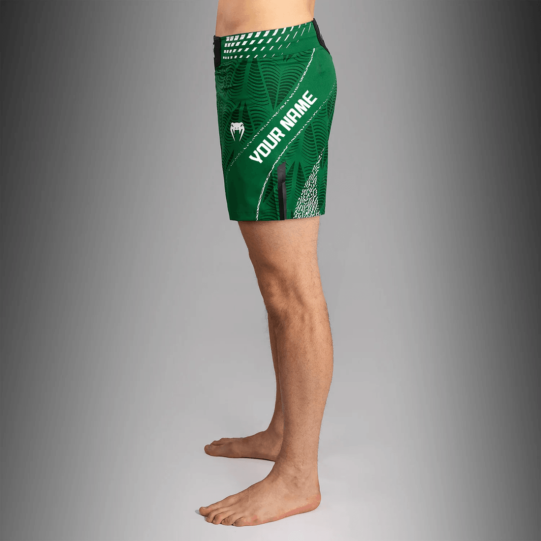 Men's UFC Zenith by Venum Green Authentic Fight Night Short Fit Fight Short Personalized