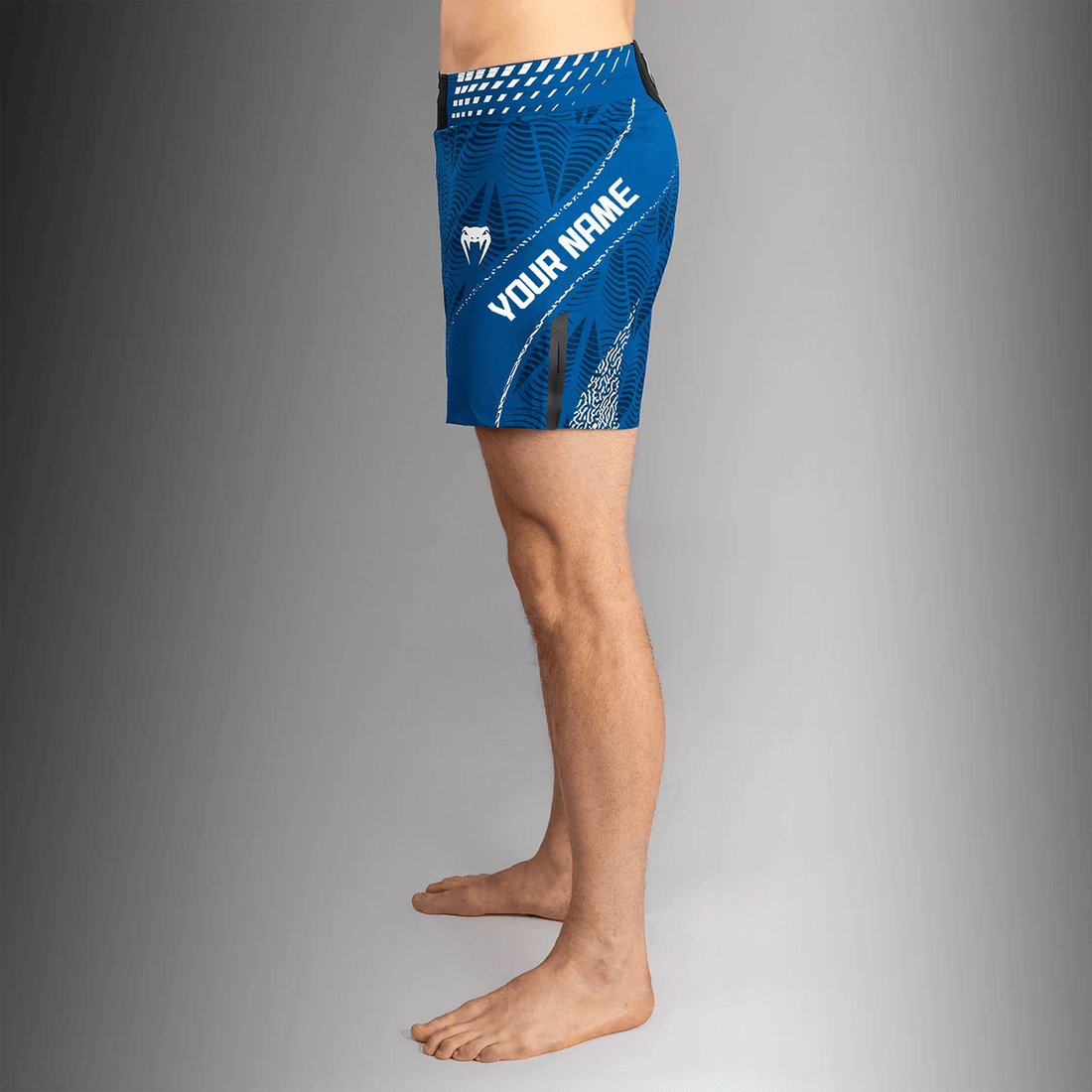 Men's UFC Zenith by Venum Blue Authentic Fight Night Short Fit Fight Short Personalized