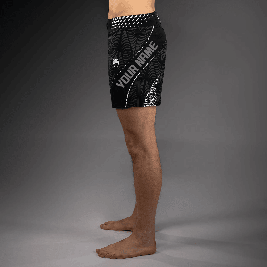 Men's UFC Zenith by Venum Black Authentic Fight Night Short Fit Fight Short Personalized