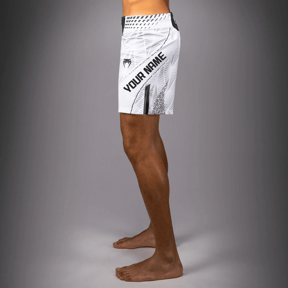 Men's UFC Zenith by Venum White Authentic Fight Night Short Fit Fight Short Personalized