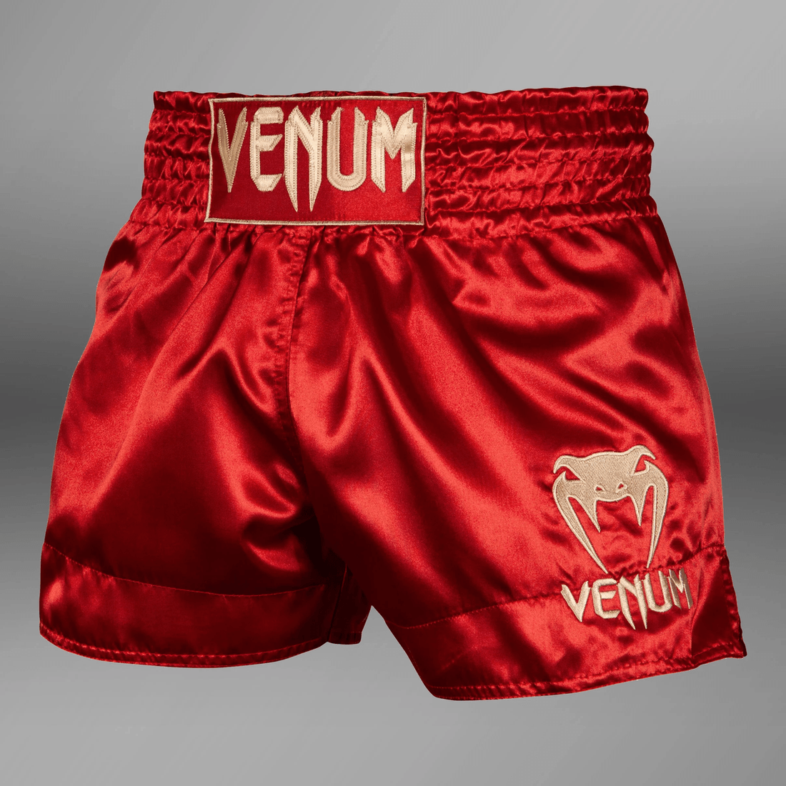 Venum Classic Muay Thai Short - Bordeaux/gold