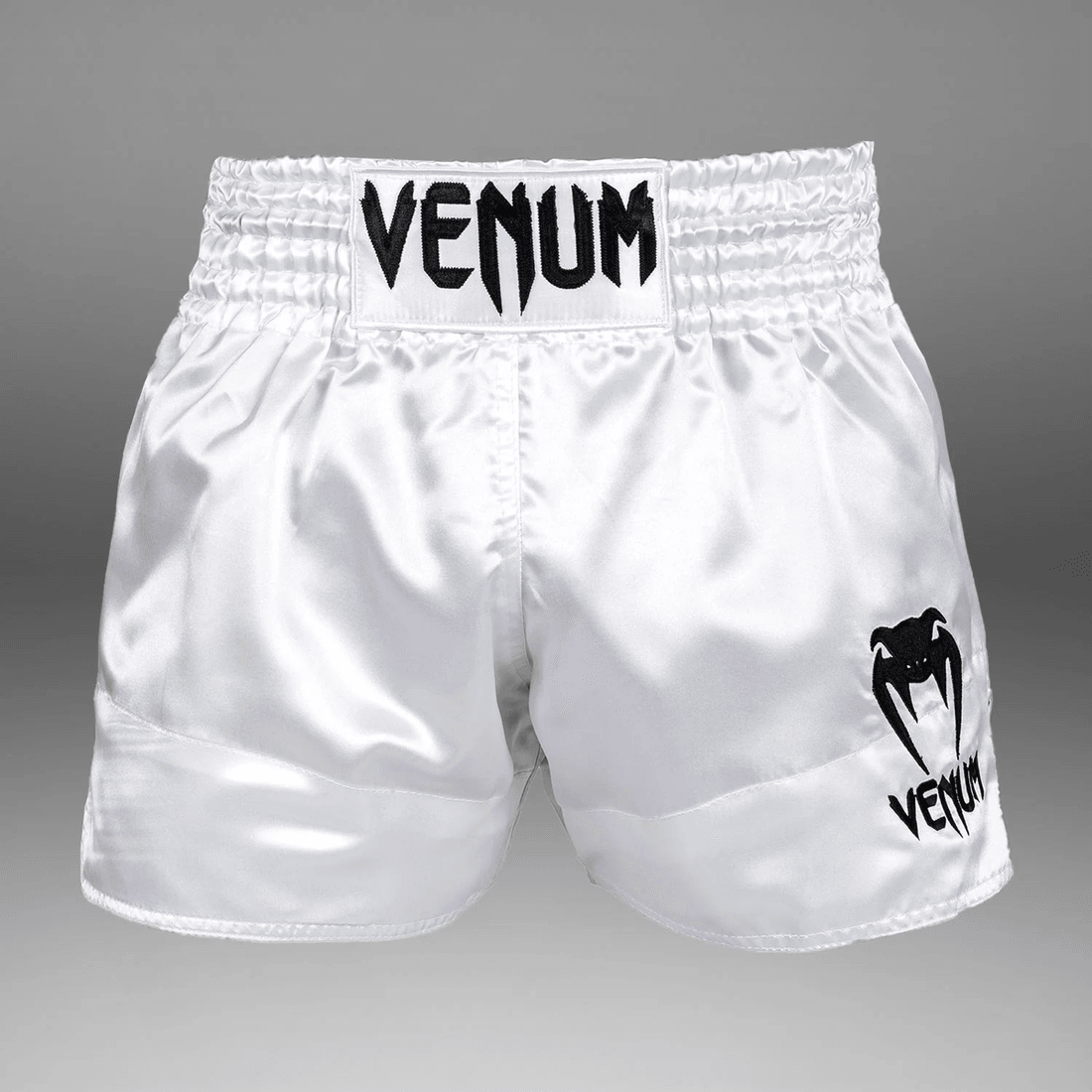 Venum Classic Muay Thai Shorts - White/Black