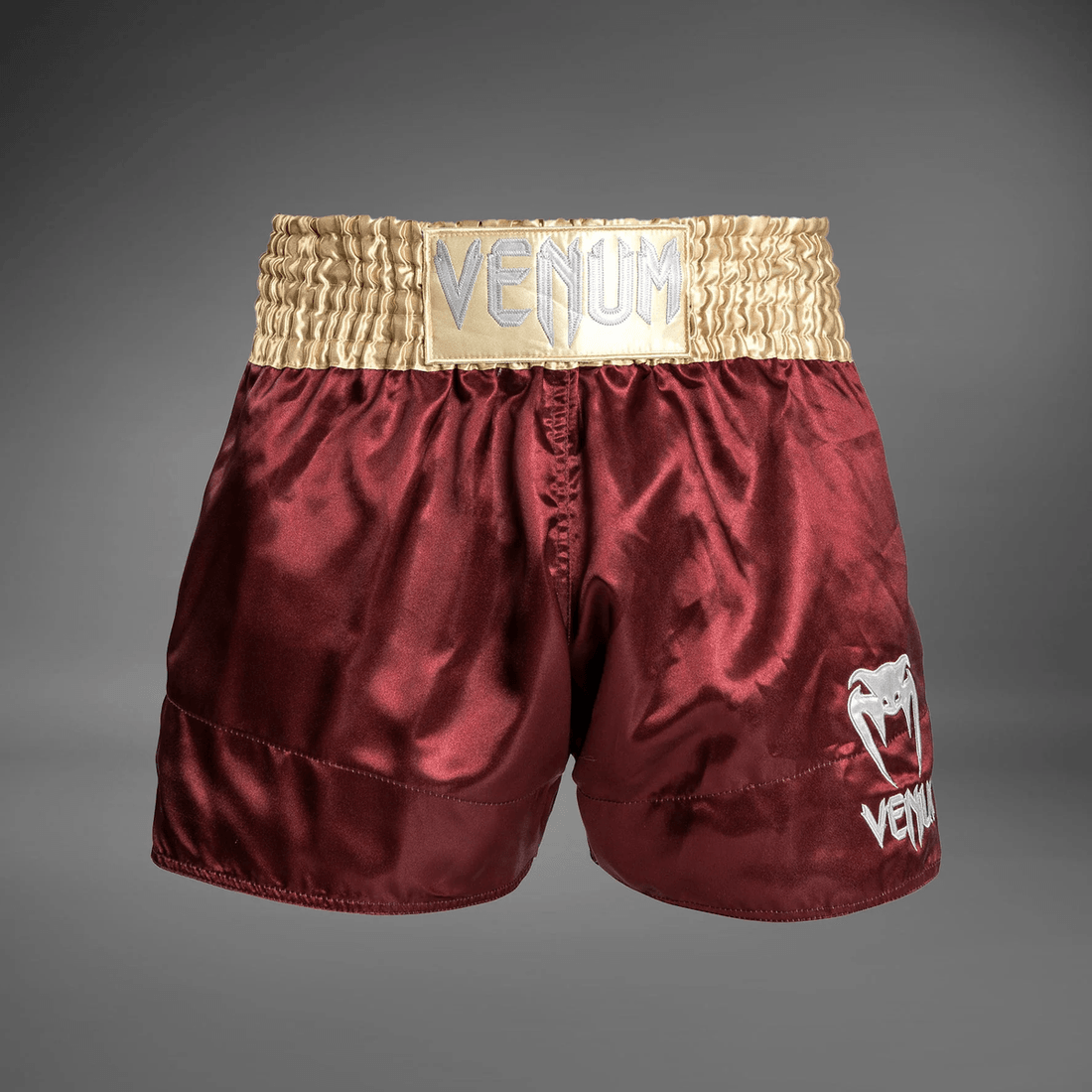 Venum Classic Muay Thaï Short - Burgundy/Gold/White