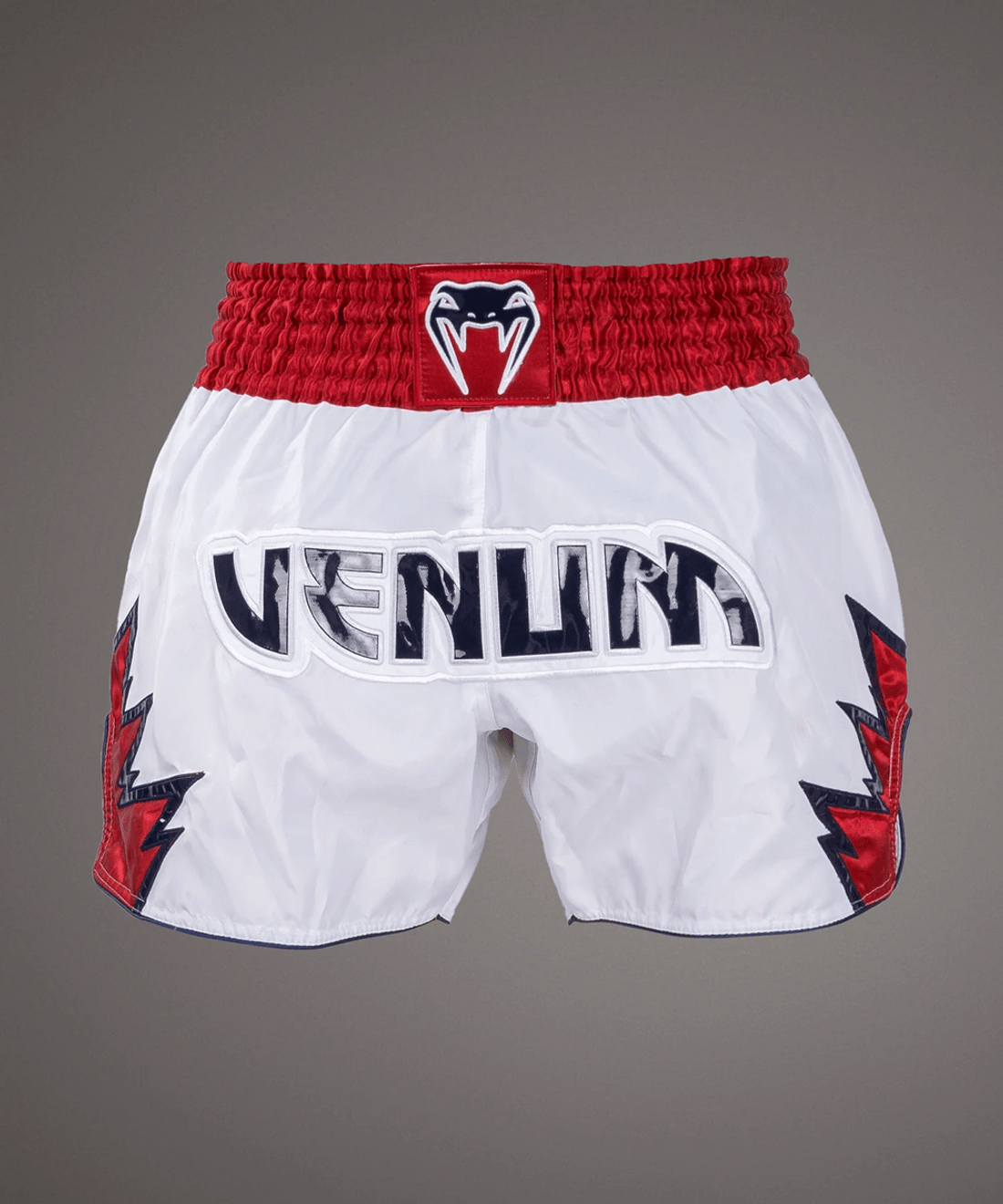 Venum Inferno Muay Thai Shorts - White/Red