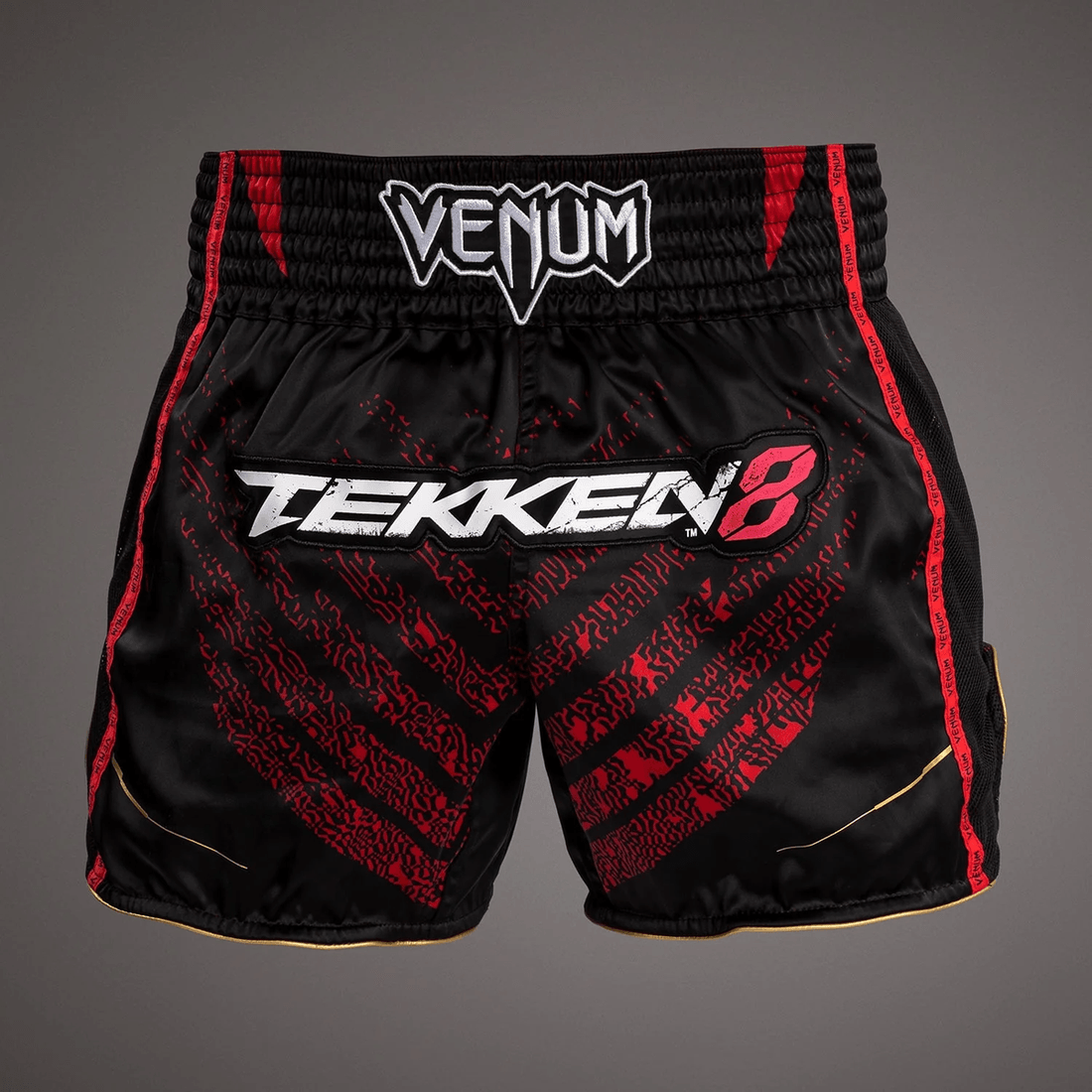 Venum x TEKKEN 8 - Marshall Law Muay Thai Shorts - Black/Red/Gold