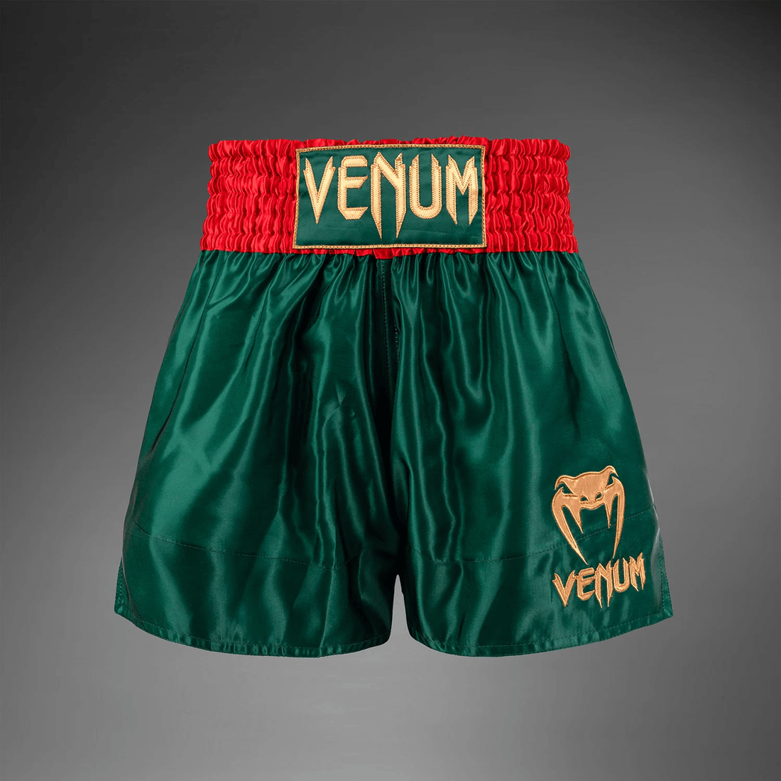 Venum Classic Muay Thai Shorts - Deep Forest Green