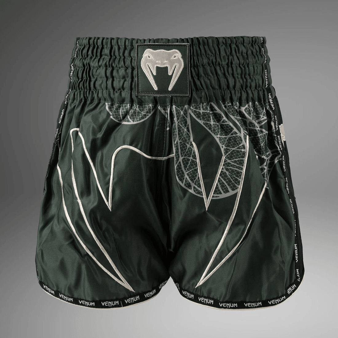 Venum Serpenti Muay Thai Shorts - Khaki/Bronze/Ivory