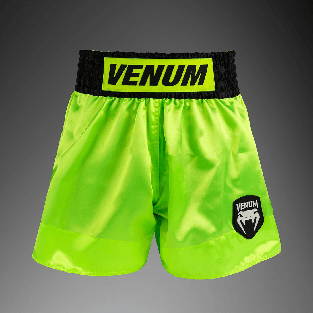 Venum Classic Evo Muay Thai Shorts - NeonYellow/Black