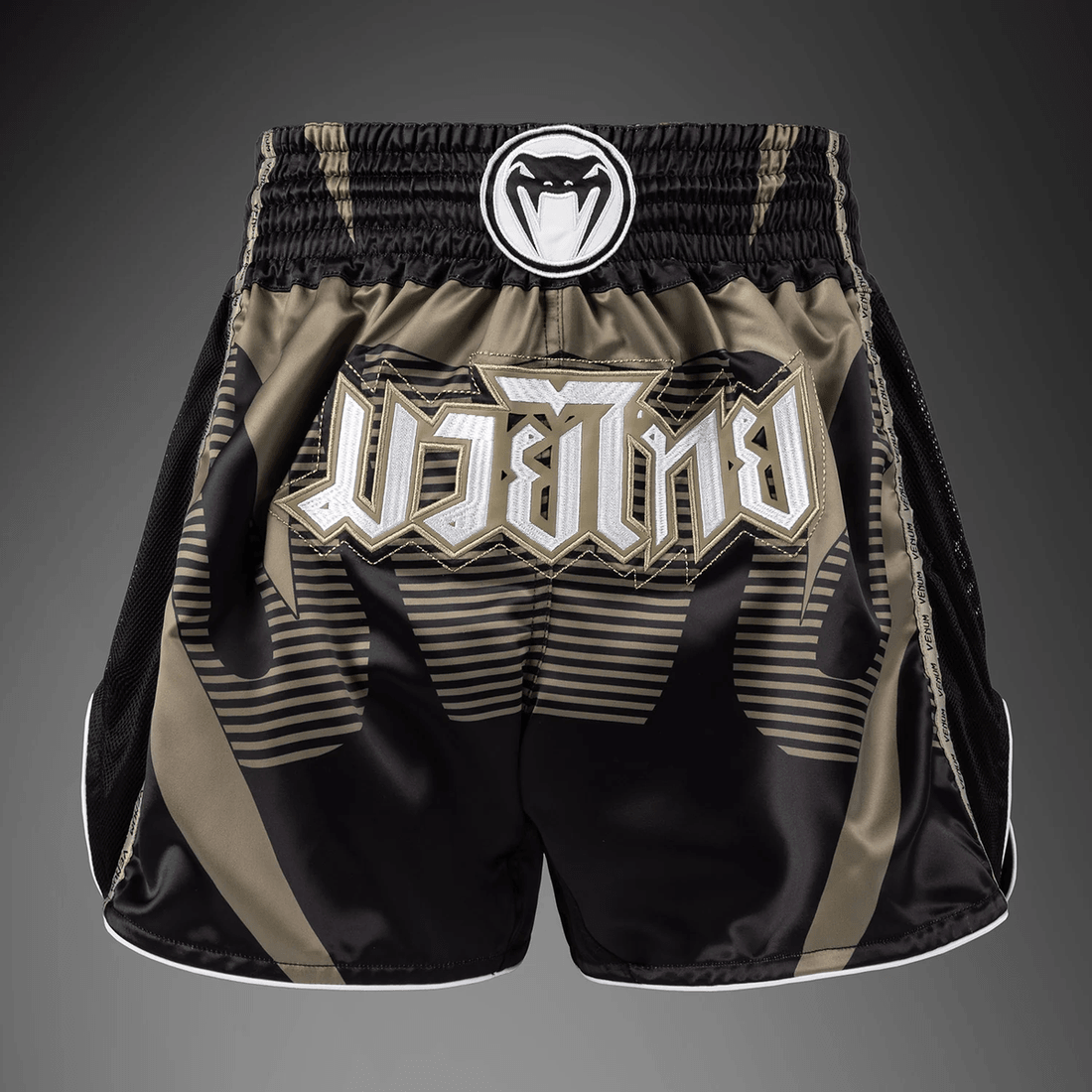 Venum Adrenaline Muay Thai Shorts - Black/Sand