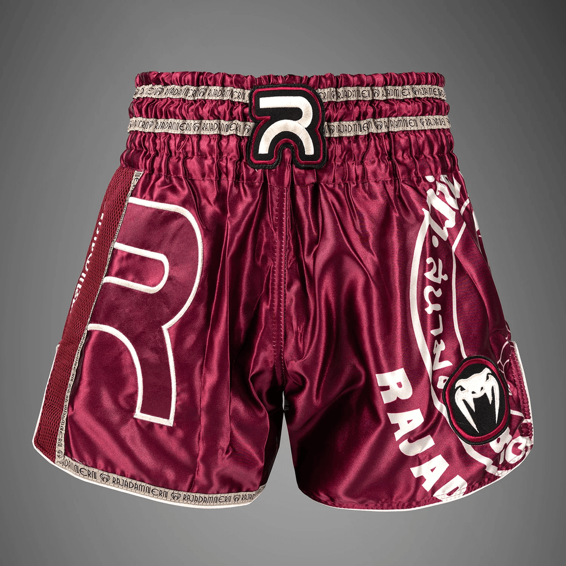 Venum x Rajadamnern Muay Thai Shorts - Burgundy