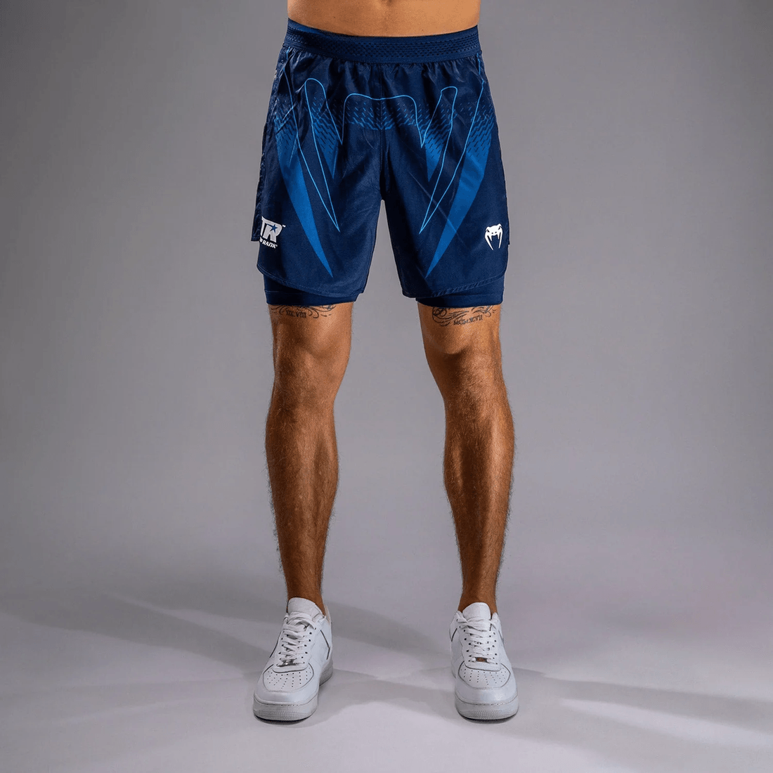 Venum x Top Rank Original Men's Training Shorts - Navy Blue