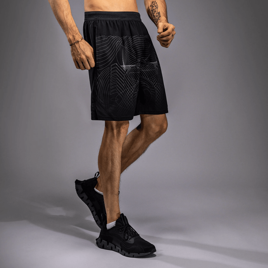 Venum G-Fit Air Men's Training Shorts - Deep Black/Desert Sand