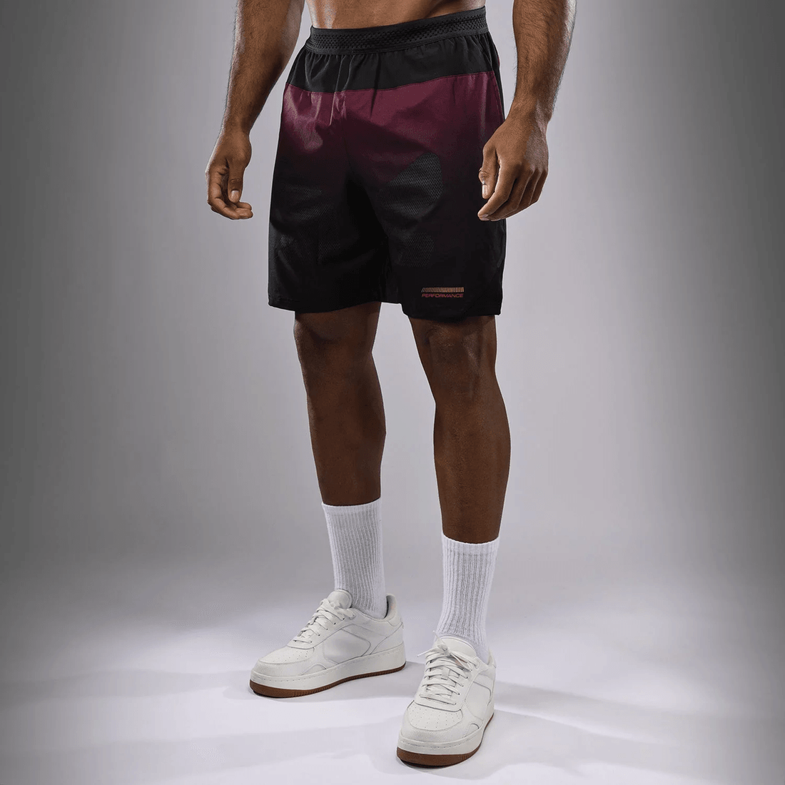 Venum Tactical XT Training Shorts - Black/Burgundy/Gold