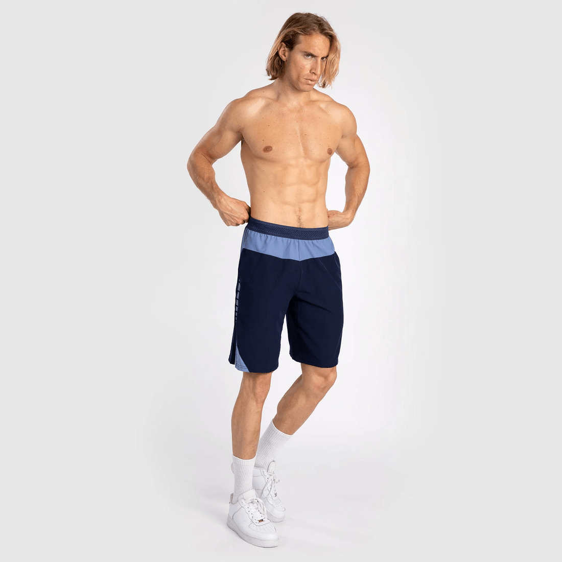 Venum Tempest Men's Training Shorts - Navy Blue/Blue