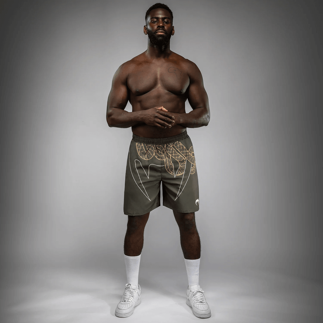 Venum Serpenti Training Shorts - Khaki/Bronze/Ivory