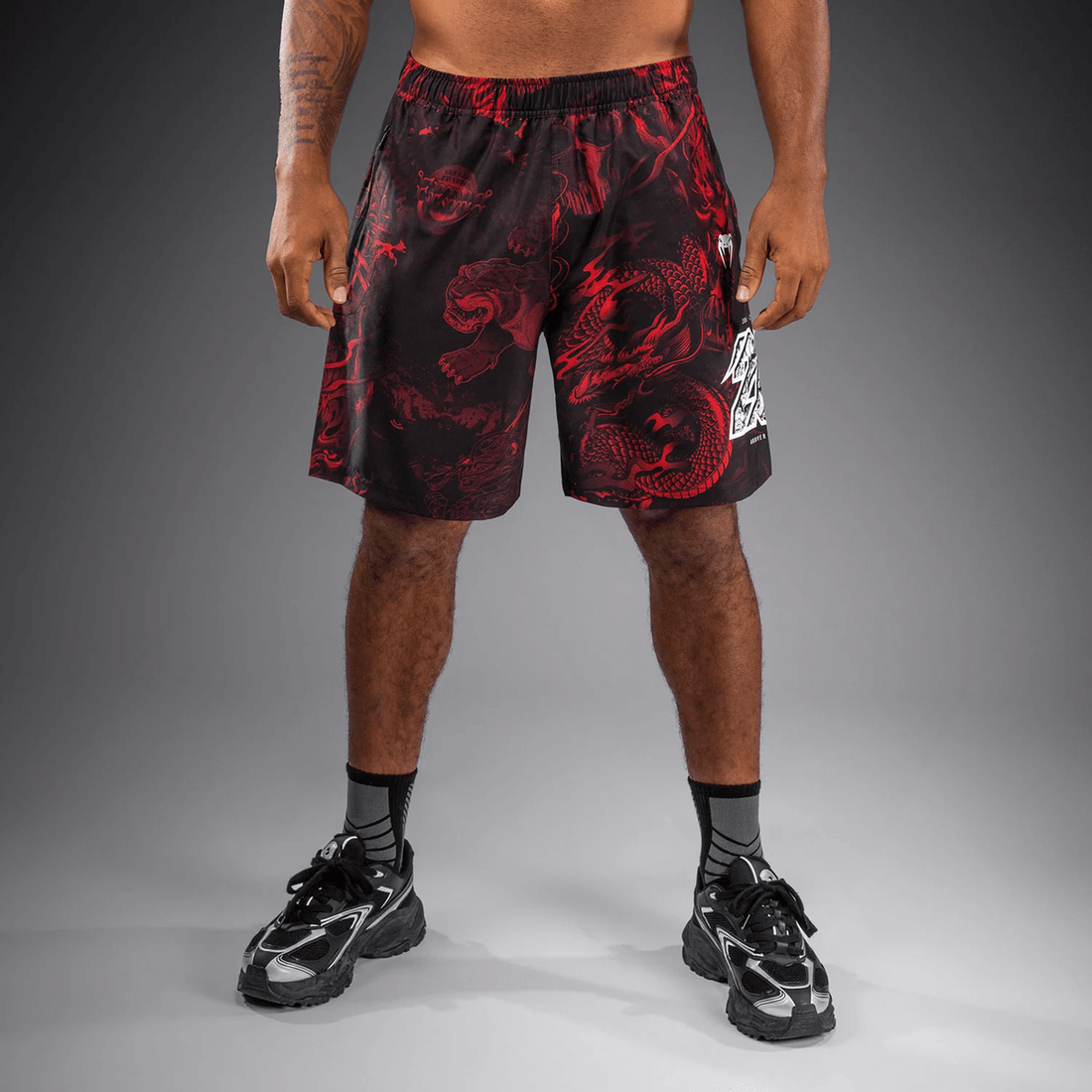 Venum 20th Anniversary Training Shorts - Black/Red