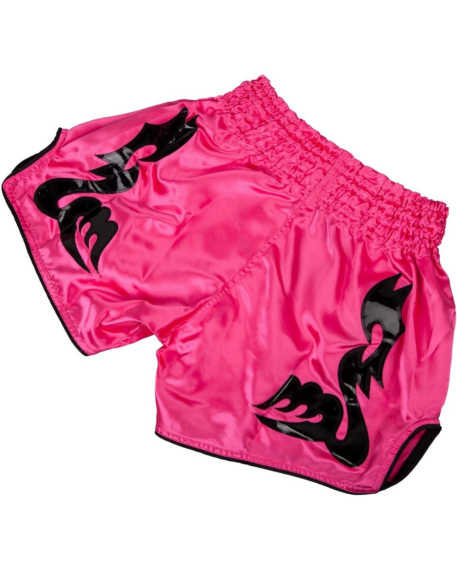 מכנסיים קצרים של Venum Bangkok Inferno Muay Thai - ורוד/שחור