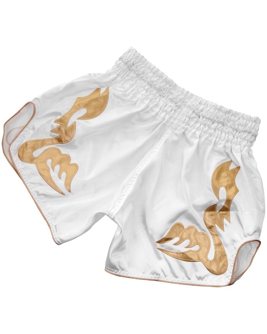 Pantaloncini Venum Bangkok Inferno Muay Thai - Bianco/oro