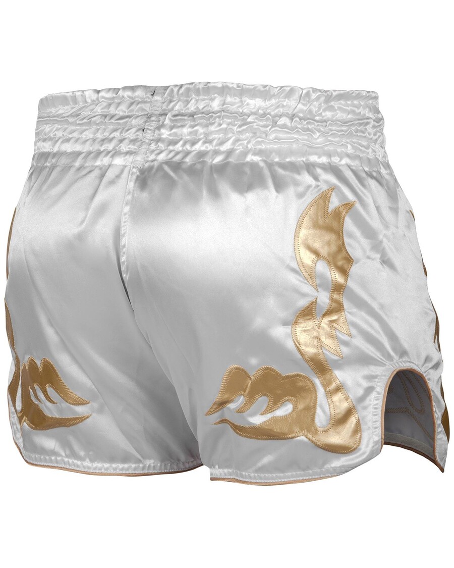 Pantaloncini Venum Bangkok Inferno Muay Thai - Bianco/oro