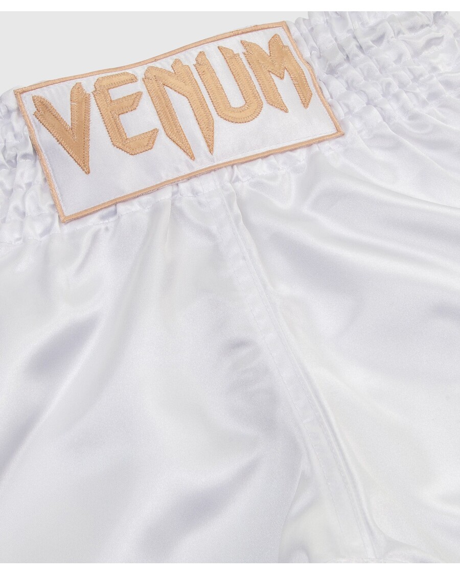 Venum Muay Thai Shorts Klassiske - Hvid/guld