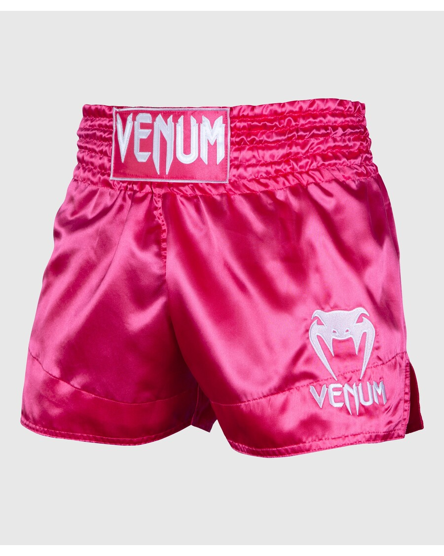 Venum Muay Thai Shorts Klassisch – Rosa/weiß