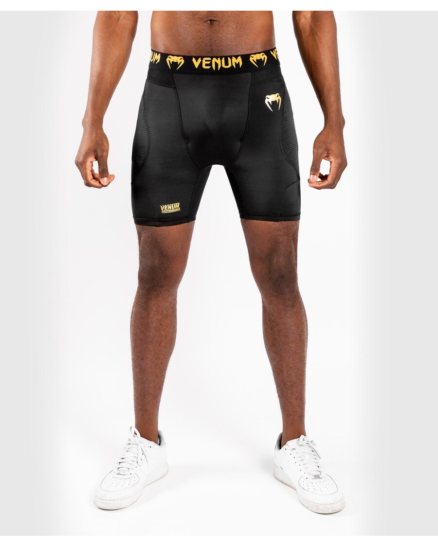 Venum G-Fit Kompressionsshorts – Schwarz/Gold
