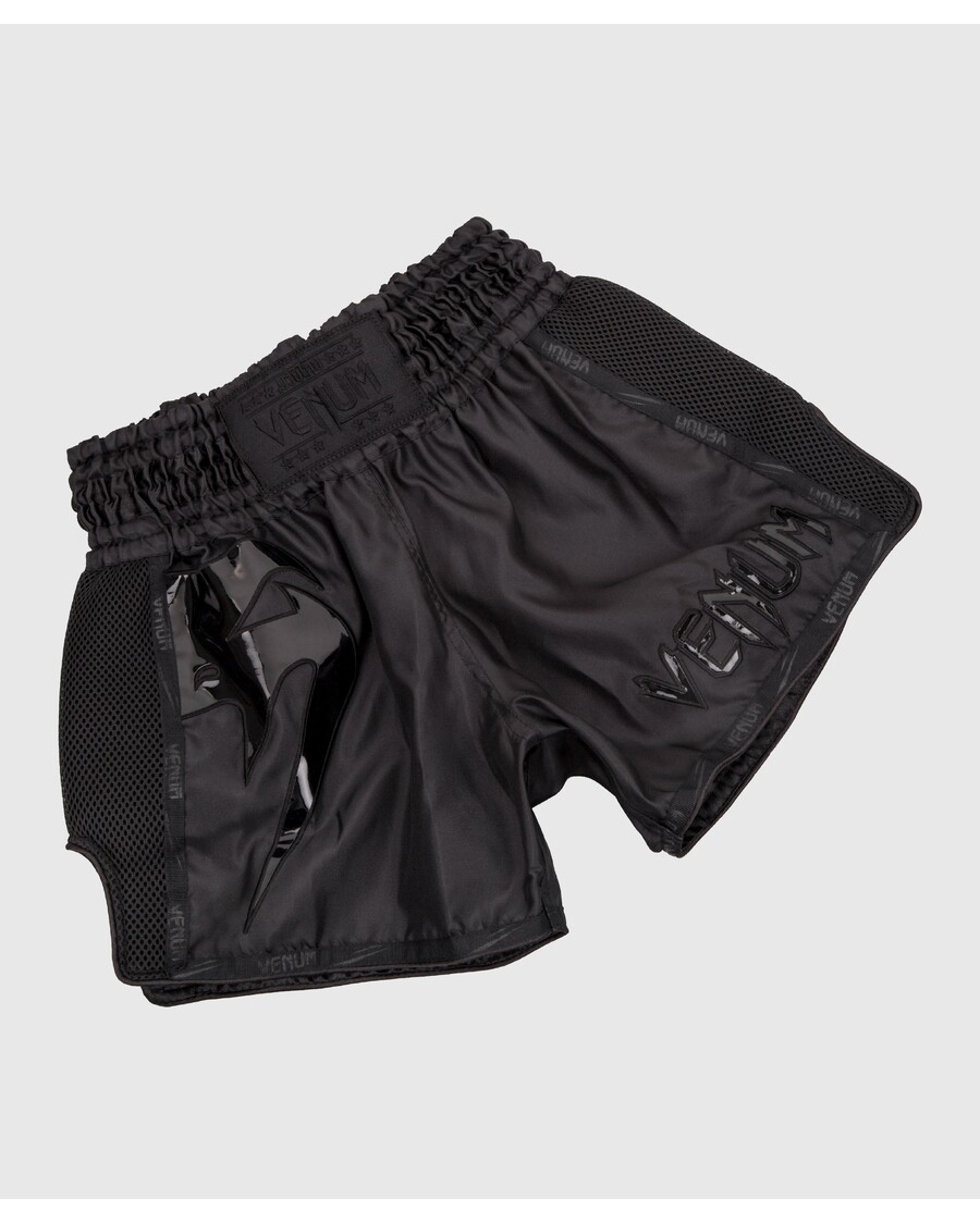 Venum Giant Muay Thai Shorts – Schwarz/Schwarz