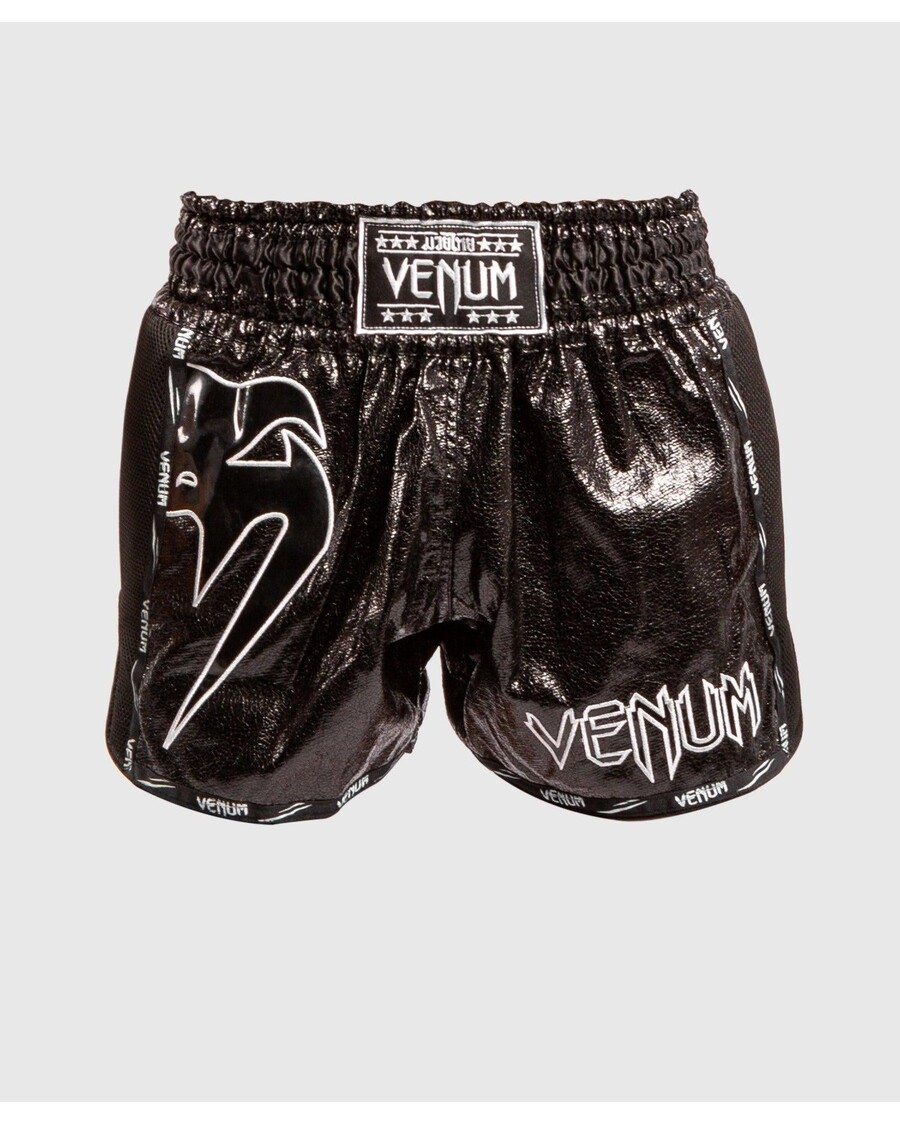 Venum Giant Infinite Muay-Thai-Shorts – Schwarz/Schwarz