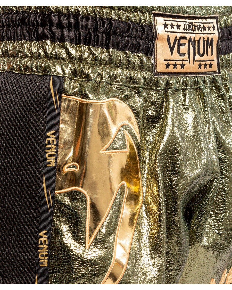 Pantaloncini Muay Thai Giganti Venum - Kaki/oro