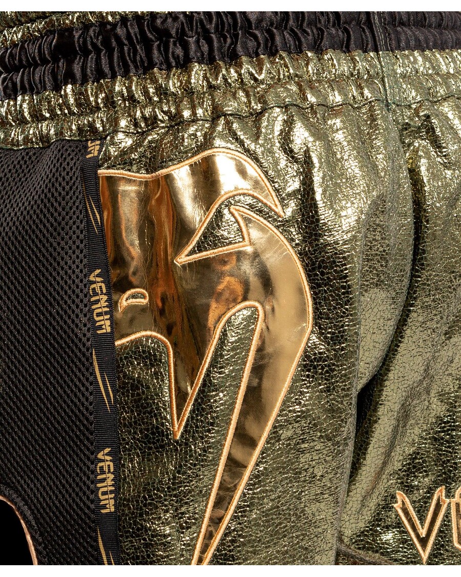 Pantaloncini Muay Thai Giganti Venum - Kaki/oro