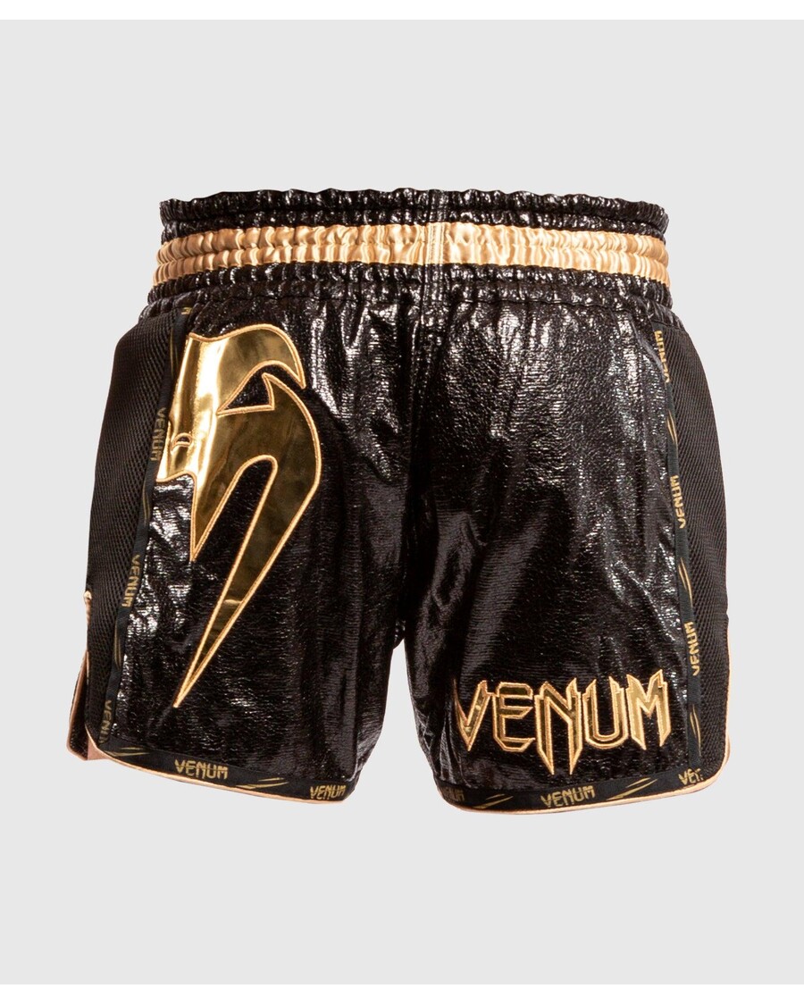 Venum Giant Foil Muay Thai Shorts - Black/Gold