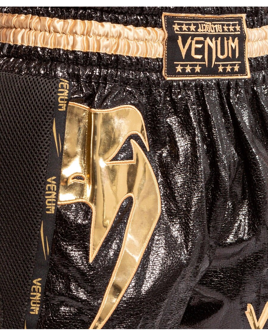 Venum Giant Foil Muay Thai Shorts - Black/Gold