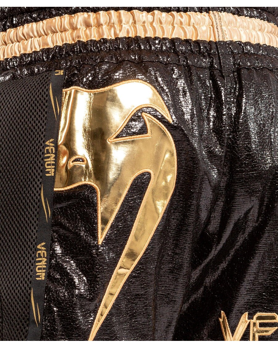 Venum Giant Foil Muay Thai Shorts - Black/Gold