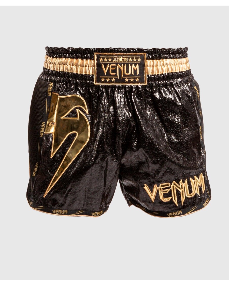 Venum Giant Foil Muay Thai Shorts – Schwarz/Gold