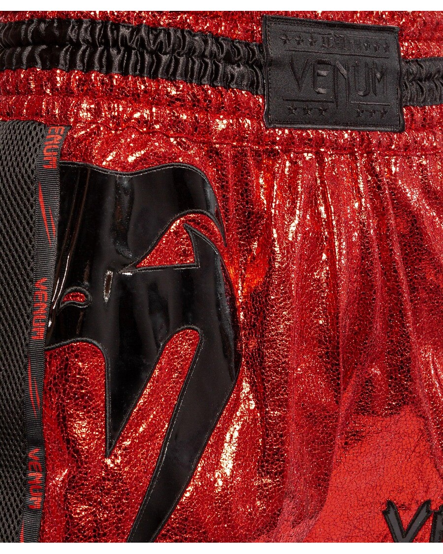 Venum Giant Foil Muay Thai Shorts - Red/Black
