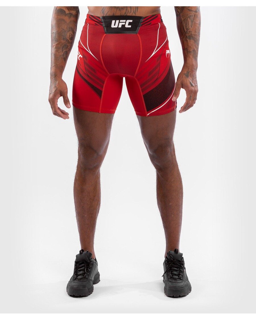 UFC Venum Authentic Fight Night Herren Vale Tudo Shorts – Lange Passform – Rot