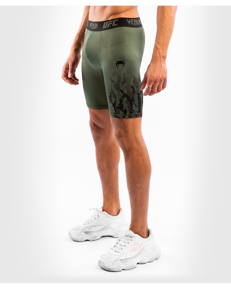 Pantaloni Scurți Ufc Venum Authentic Fight Week Performanță Pentru Bărbați Vale Tudo - Kaki