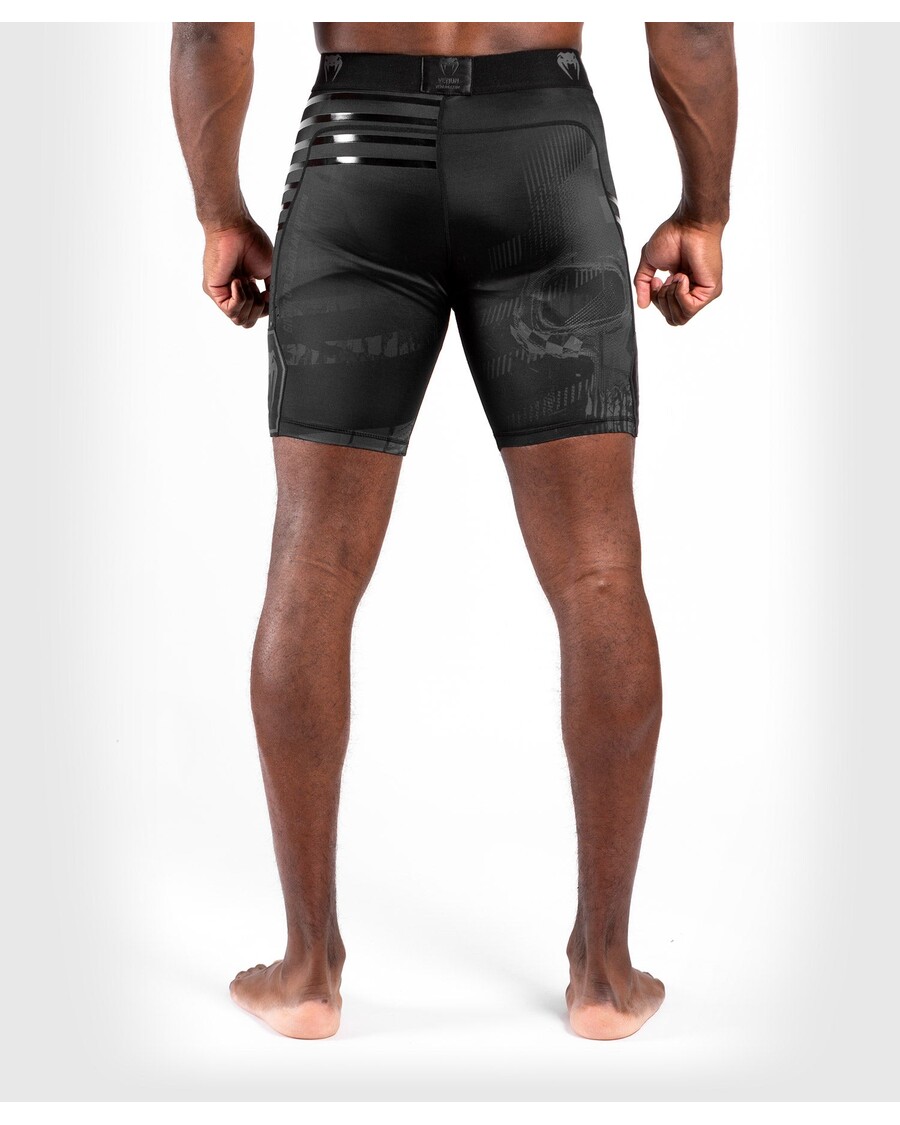 Pantaloni Scurți Venum Skull Vale Tudo - Negru/negru
