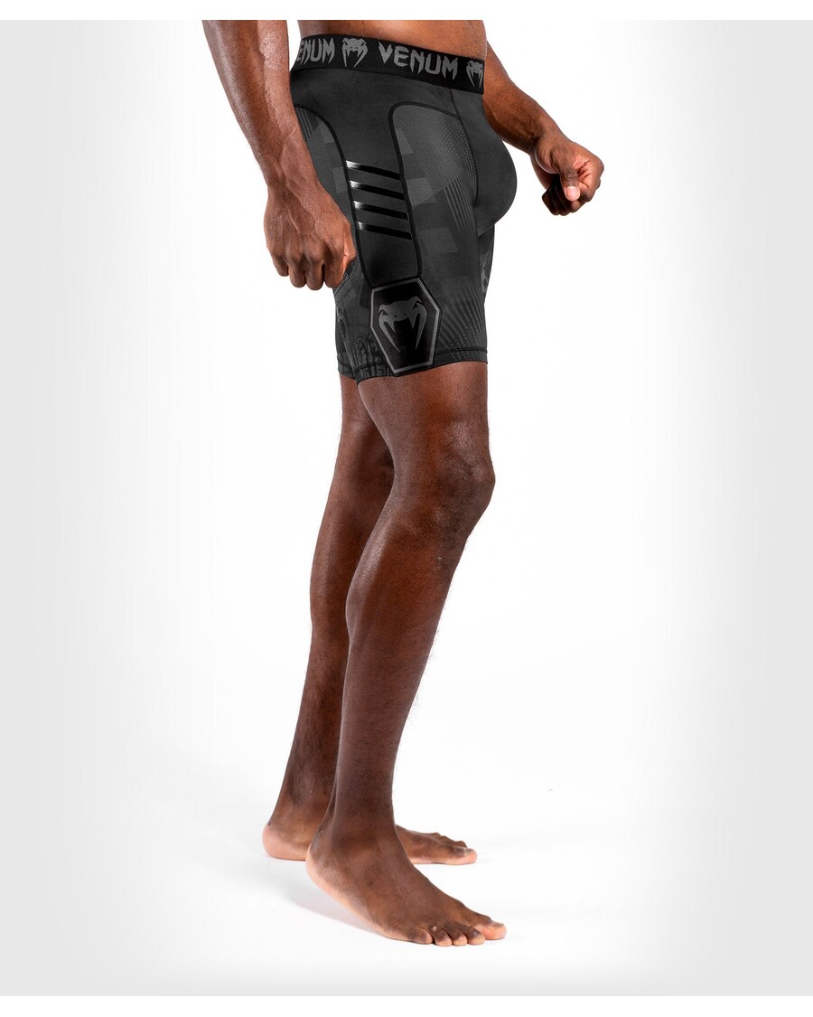 Pantaloni Scurți Venum Skull Vale Tudo - Negru/negru