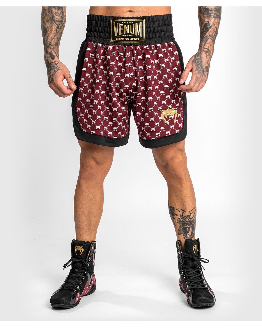Venum Monogram Boks Kısa - Siyah/bordo