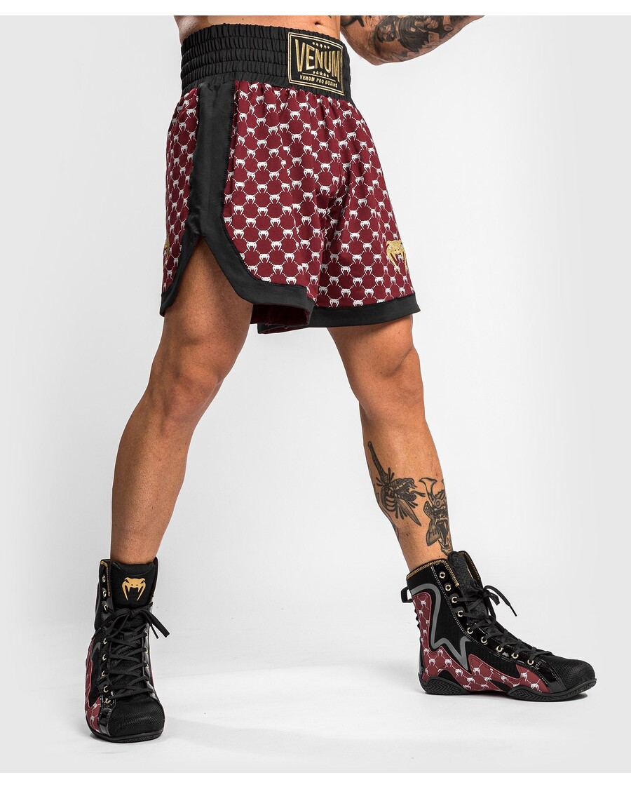 Venum Monogram Boks Kısa - Siyah/bordo