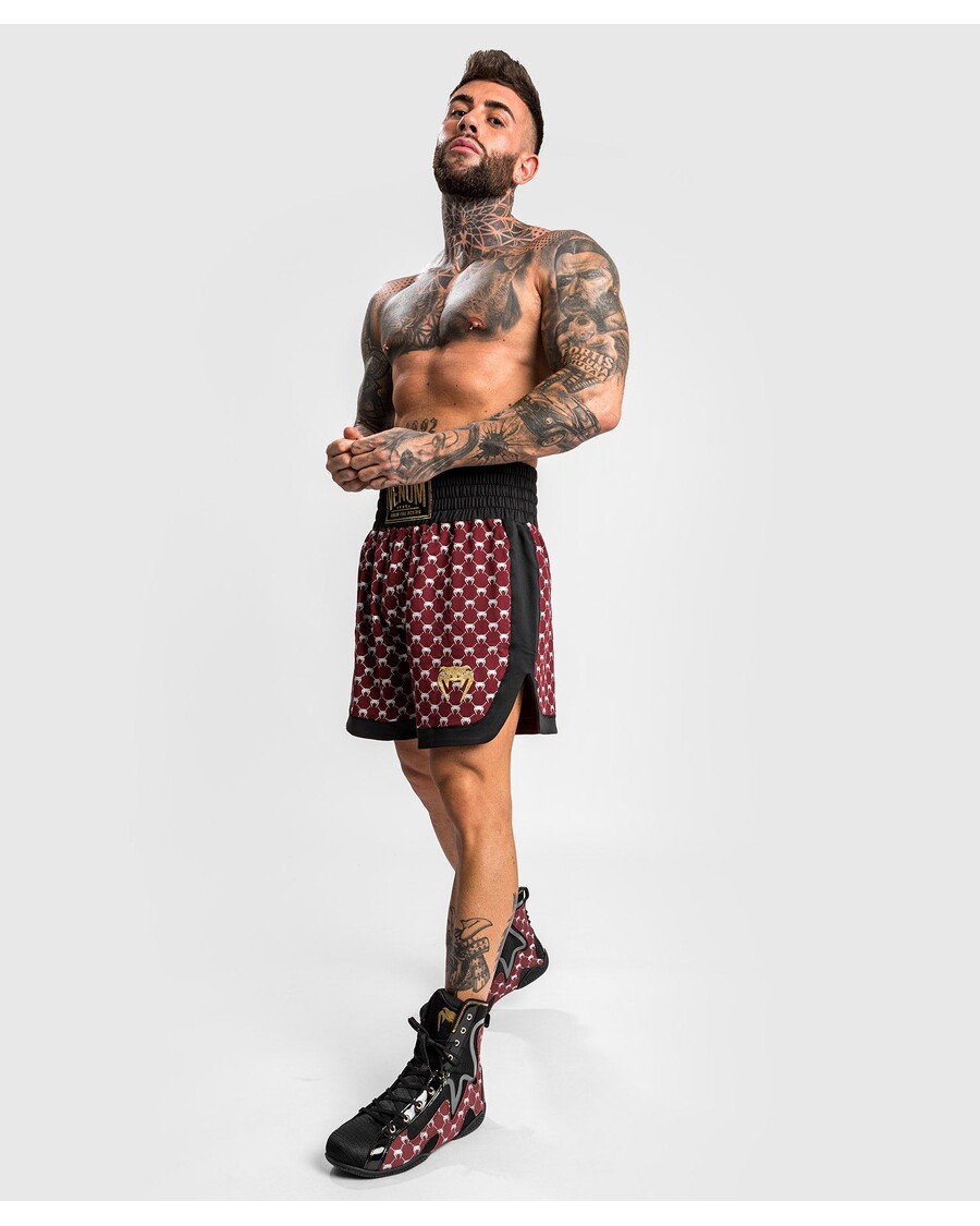 Venum Monogram Boks Kısa - Siyah/bordo
