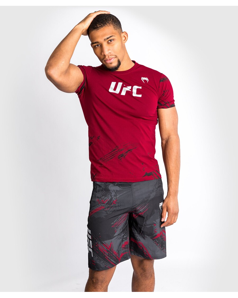 UFC Venum Authentic Fight Week 2.0 Performance-Shorts Für Herren – Schwarz/Rot