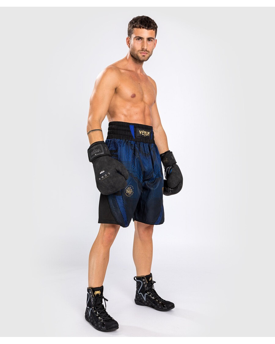 Venum Phantom Loma Tinju Pendek - Hitam/biru