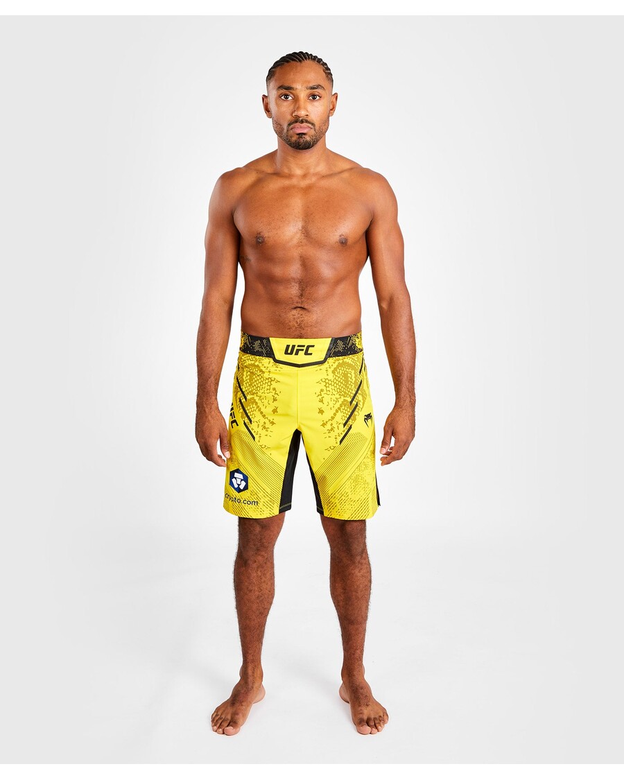Ufc Adrenalin Oleh Venum Pertarungan Otentik Malam Pertarungan Pria Pendek - Panjang Fit - Kuning