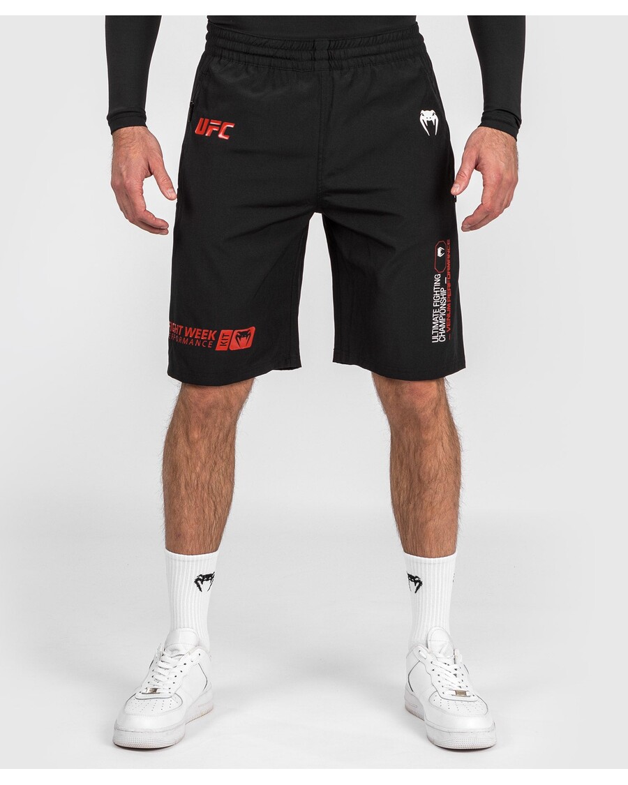 Pantaloni Scurți De Performanță Pentru Bărbați Adrenaline By Venum Fight Week Ufc - Negru