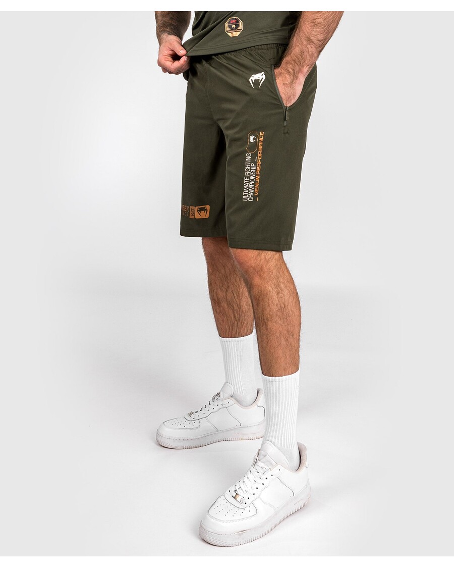 Ufc Adrenaline By Venum Fight Week Prestatieshort Voor Heren - Kaki/brons