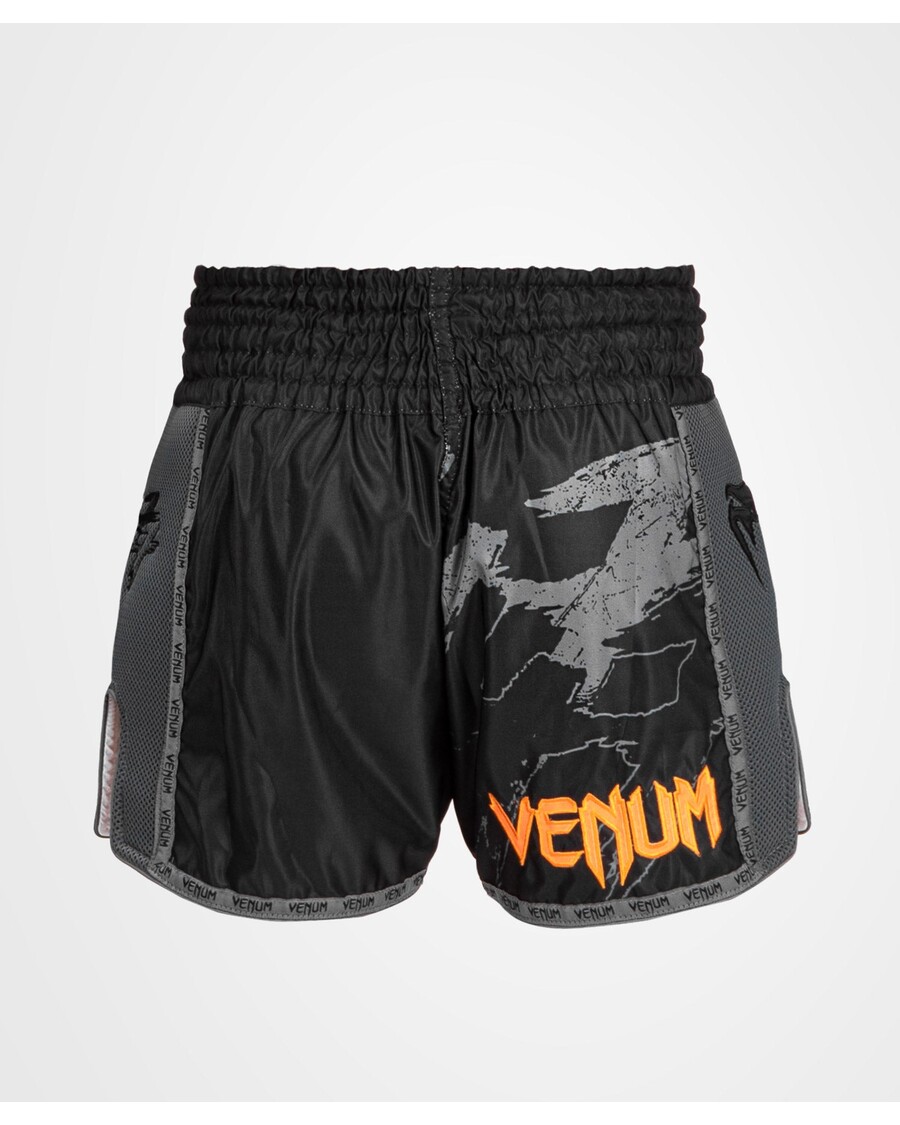 Venum S47 шорты для тайского бокса - черный/оранжевый
