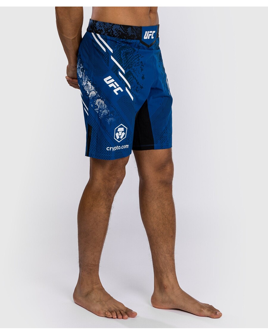 Ufc Adrenaline By Venum Autentisk Kamp Nat Herre Kamp Kort - Lang Pasform - Blå