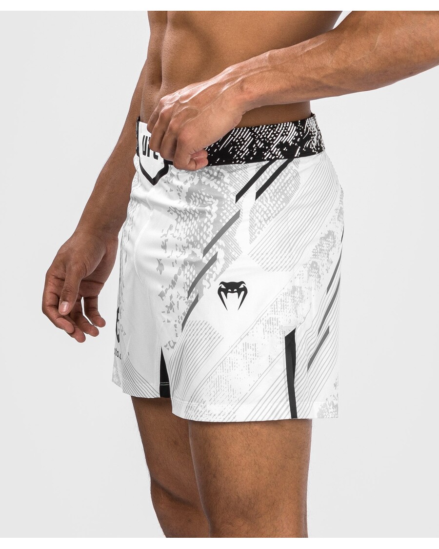 Ufc Adrenaline By Venum Autentsed Võitlusõhtud Meeste Võitluspüksid - Lühikesed Püksid - Valged